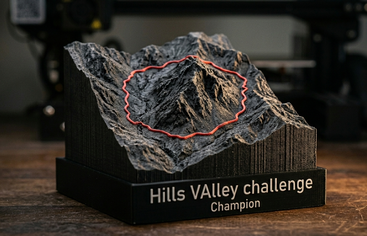 3D Printed Trophies Showcase