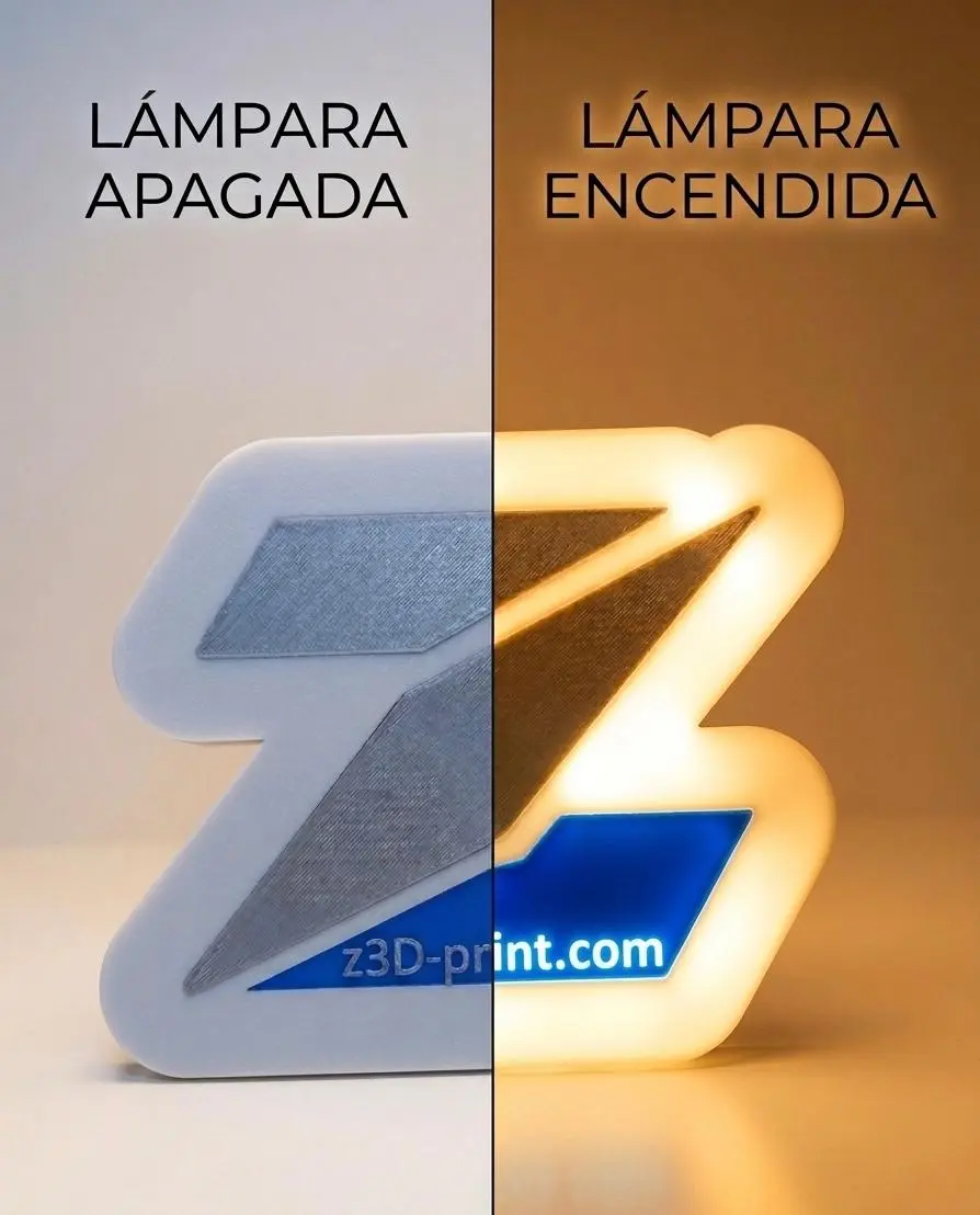 Figuras trofeos y lámparas corporativas 3D
