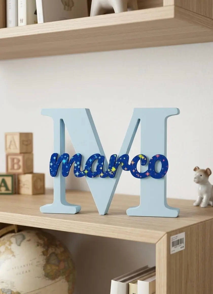 Personalizaciones especiales con impresión 3D - letra decorativa personalizada