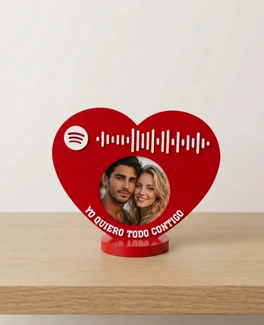 Personalizaciones especiales con impresión 3D - regalo san valentín personalizado